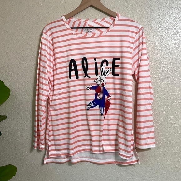 Alice White Rabbit pjs - Picture 2 of 15